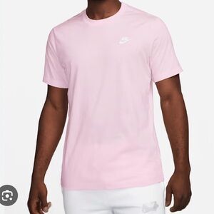 Nike Men's Light Pink Short Sleeve Tee